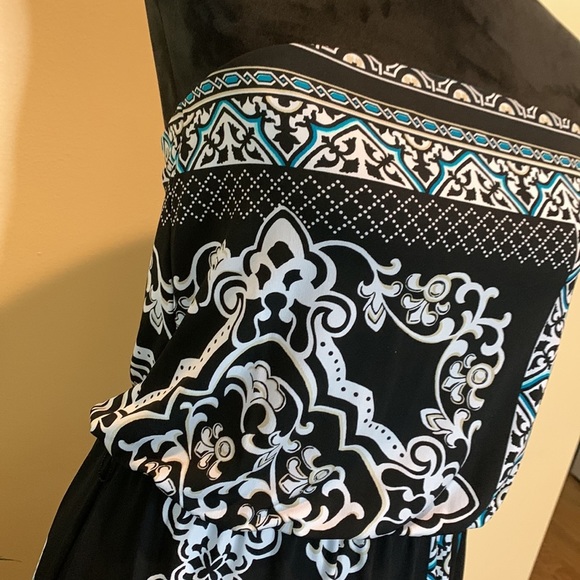 WHBM strapless blouson dress - Picture 2 of 7